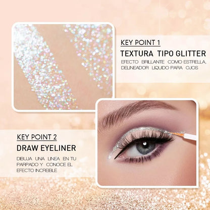 Delineador glitter M270- maquillaje