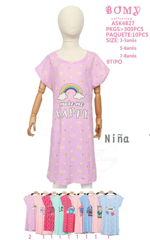 Vedtido pijama infantil 4827